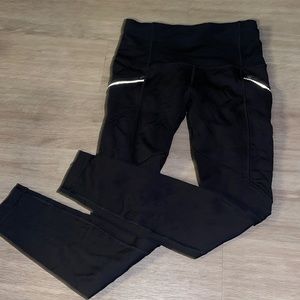 Fleece lined lululemon leggings
